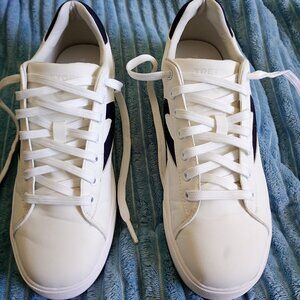 Tretorn women's white and black court shoes